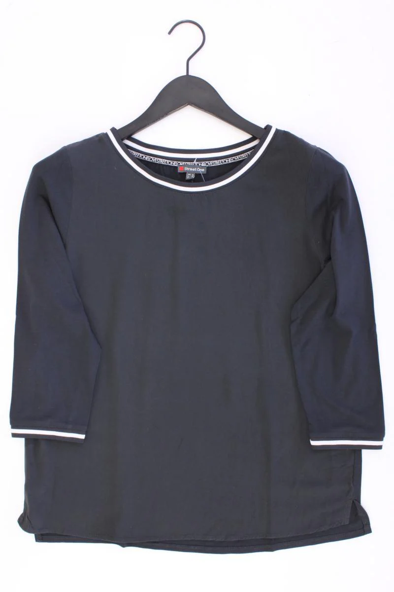 Street One Comfort Bluse Gr. 38 neuwertig 3/4 Ärmel grau