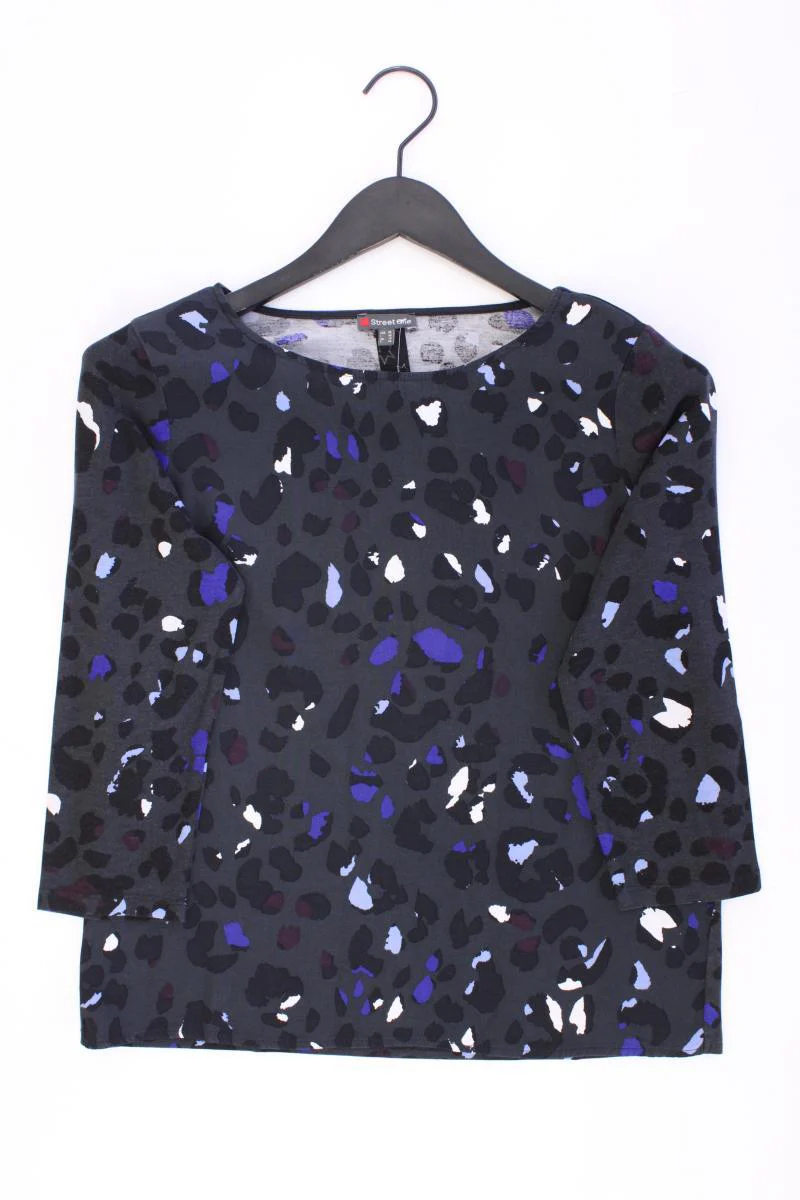 Street One Regular Bluse Gr. 36 3/4 Ärmel grau