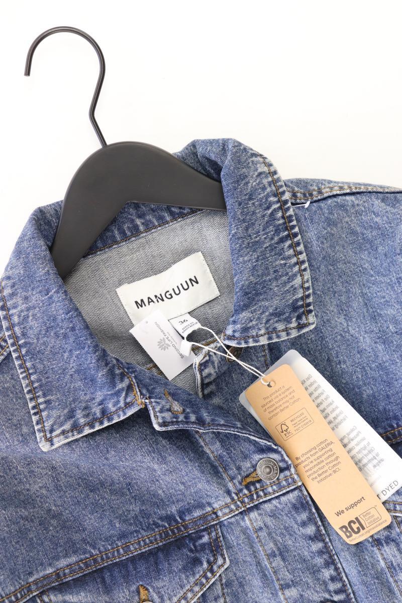 Manguun Jeansjacke Gr. 36 neu mit Etikett Neupreis: 49,99€! blau aus Baumwolle - Image 3