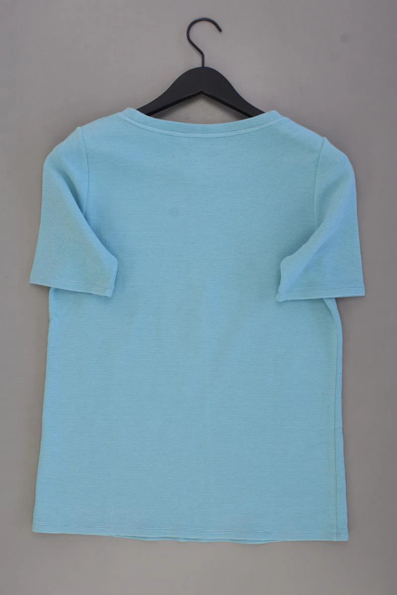 Adagio T-Shirt Gr. 38 neuwertig Kurzarm blau aus Baumwolle - Image 3