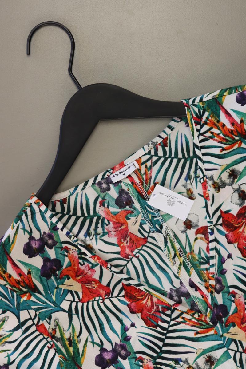Jacqueline de Yong Kurzarmkleid Gr. 38 mit Blumenmuster mehrfarbig aus Polyester - Image 3