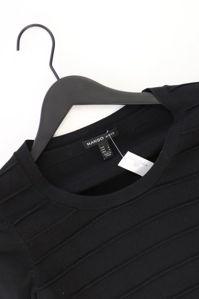 Mango Schlauchkleid Gr. L 3/4 Ärmel schwarz - Image 3