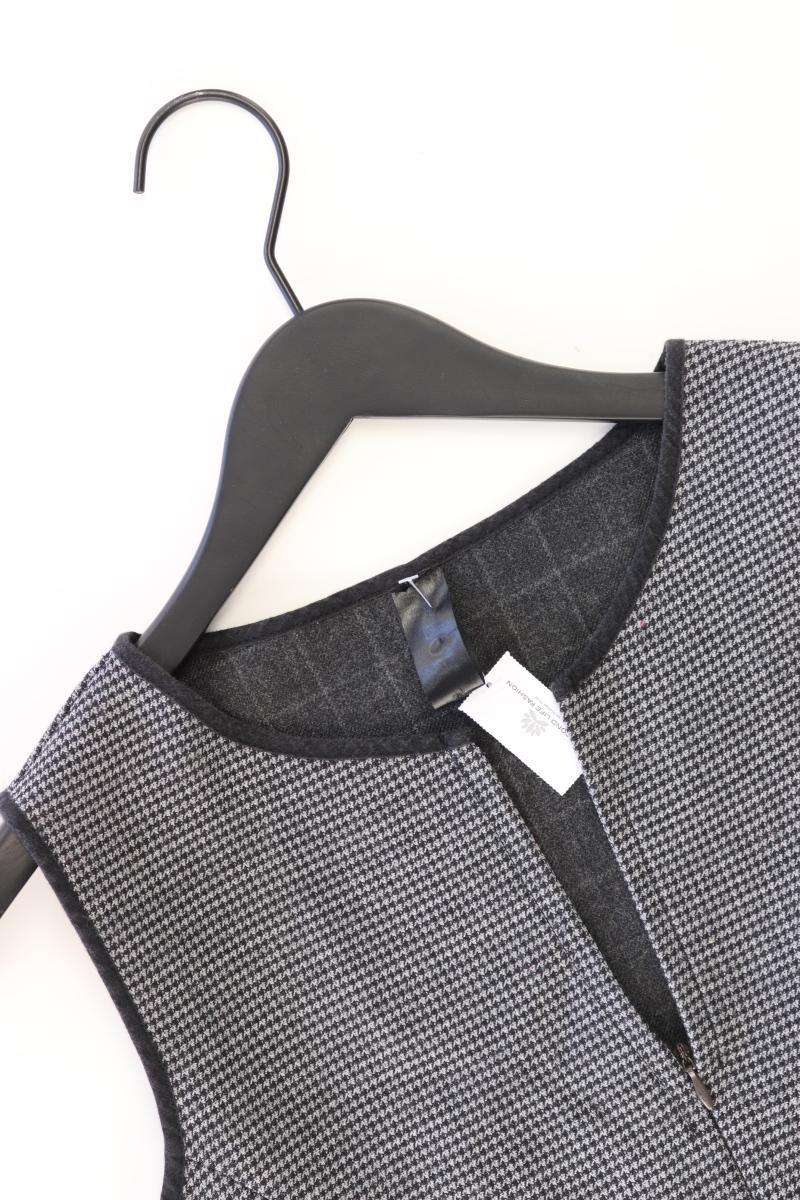 Loft Bleistiftkleid Gr. 38 hahnentritt mit Gürtel Ärmellos grau - Image 3
