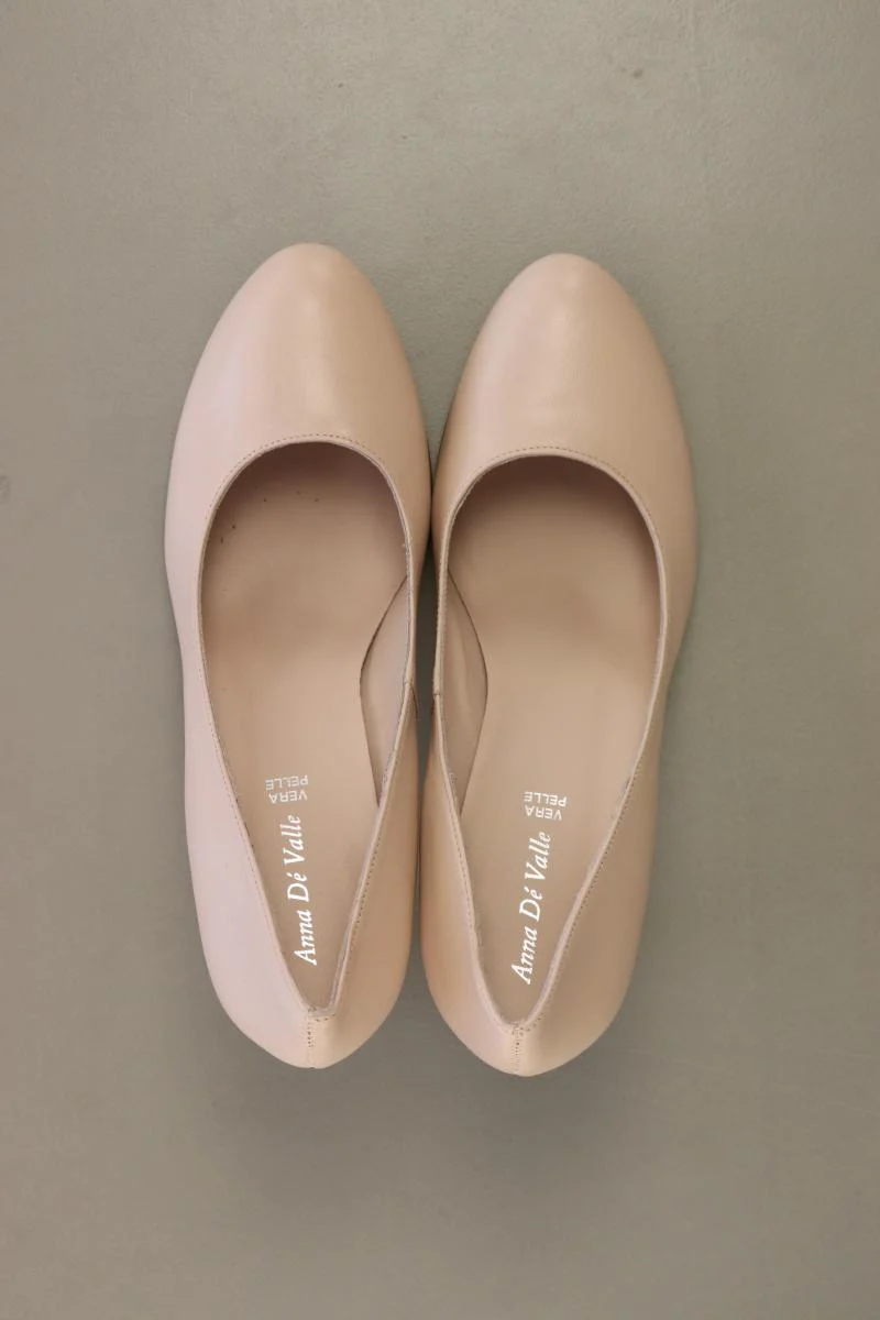 anna de valle Pumps Gr. 39 rosa aus Leder - Image 3