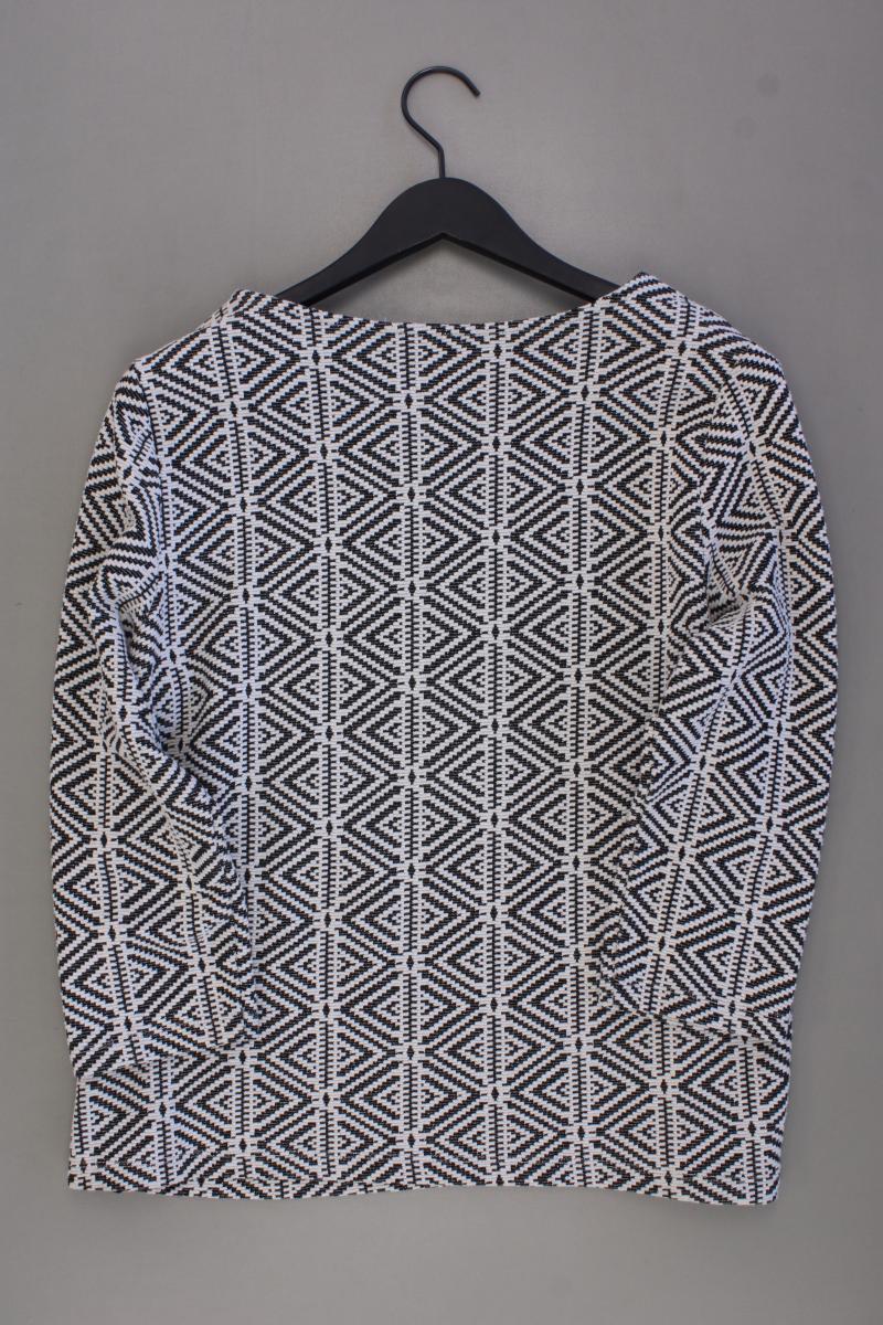 katestorm Feinstrickpullover Gr. L geometrisches Muster grau aus Baumwolle - Image 3