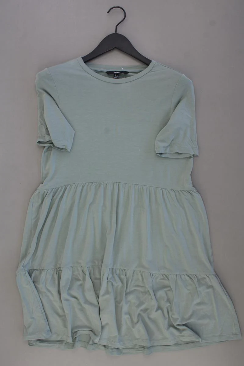 Vero Moda Jerseykleid Gr. S Kurzarm grün aus Lyocell