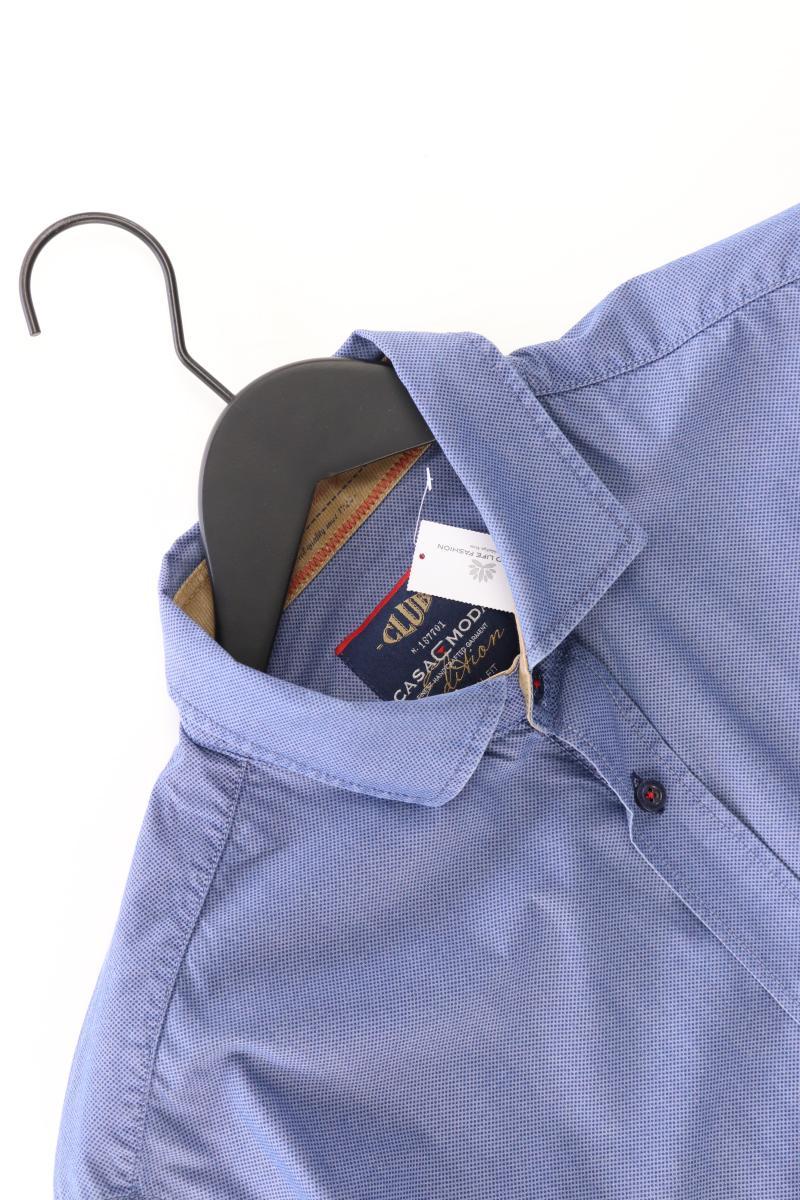 Casa Moda Langarmhemd für Herren Gr. XL blau aus Baumwolle - Image 3