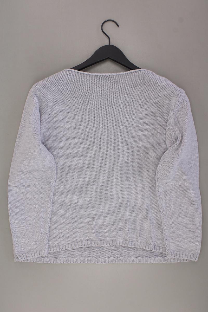 rick cardona Grobstrickpullover Gr. 38 grau aus Baumwolle - Image 3