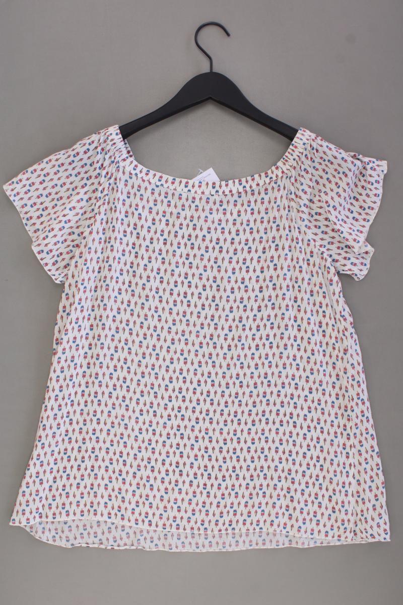 Esprit Bluse mit Eismuster Gr. 36 Kurzarm mit Carmen-Ausschnitt mehrfarbig - Image 3