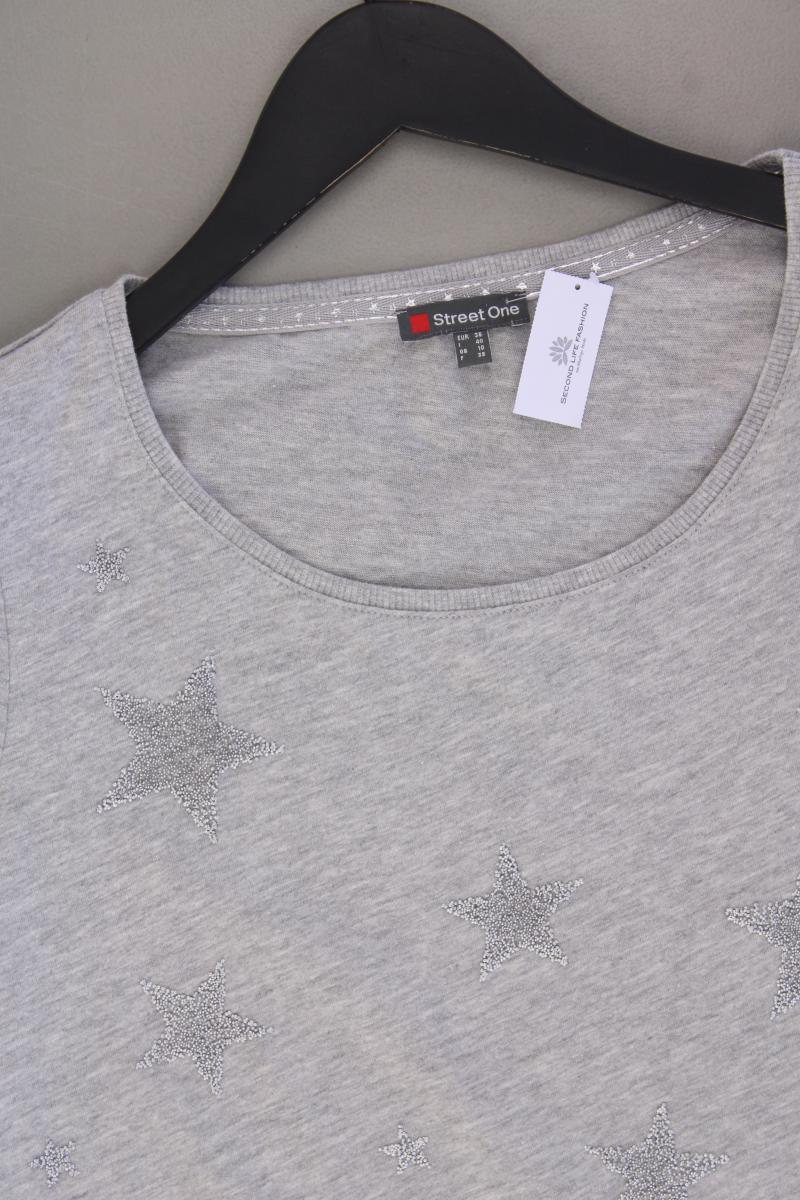 Street One T-Shirt Gr. 36 Kurzarm grau - Image 2