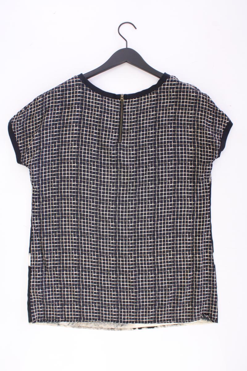 Esprit Kurzarmbluse Gr. 42 geometrisches Muster grau aus Polyester - Image 3