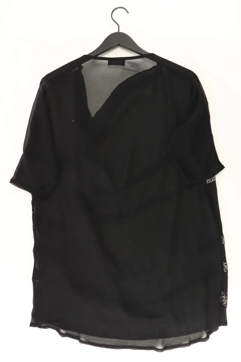 Guess Chiffonbluse Gr. 38 Kurzarm schwarz aus Polyester - Image 2