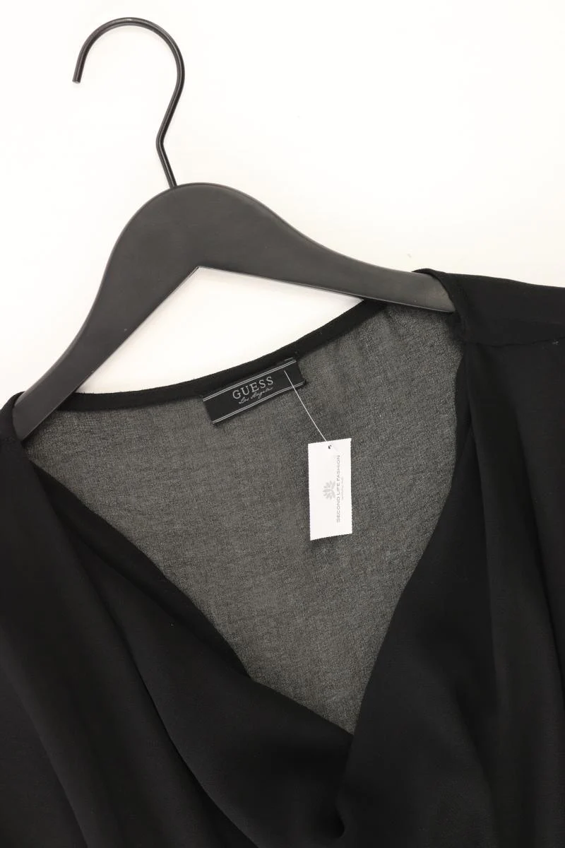 Guess Chiffonbluse Gr. 38 Kurzarm schwarz aus Polyester - Image 3