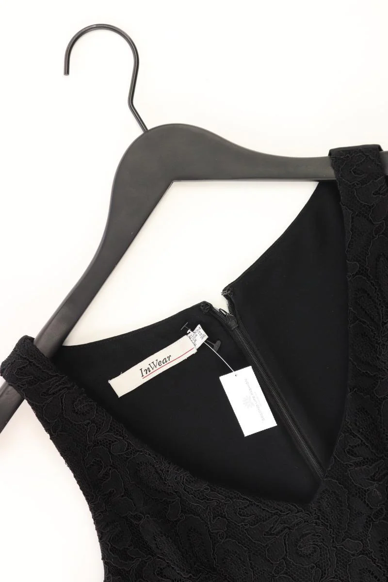 Inwear Etuikleid Gr. 34 Ärmellos schwarz aus Acetat - Image 3