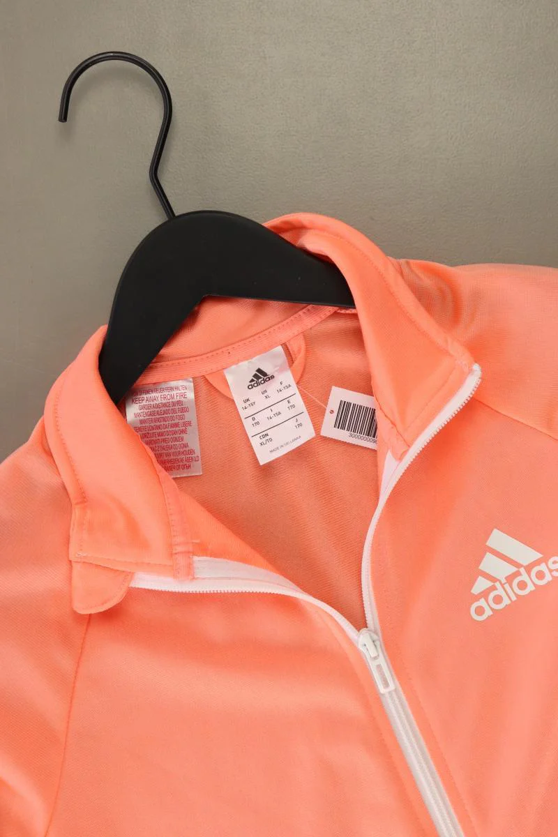 Adidas Regular Cardigan Gr. XS Langarm orange aus Polyester - Image 3