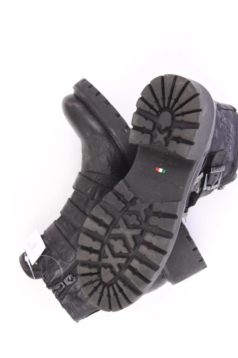 Nero Giardini Stiefeletten Gr. 37 mit Nieten schwarz aus Leder - Image 4