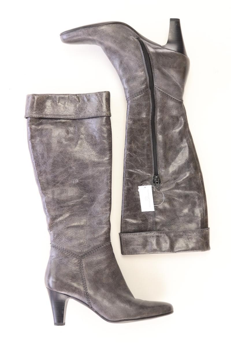 Lamica High-Heel Stiefel Gr. 36 grau aus Leder - Image 2