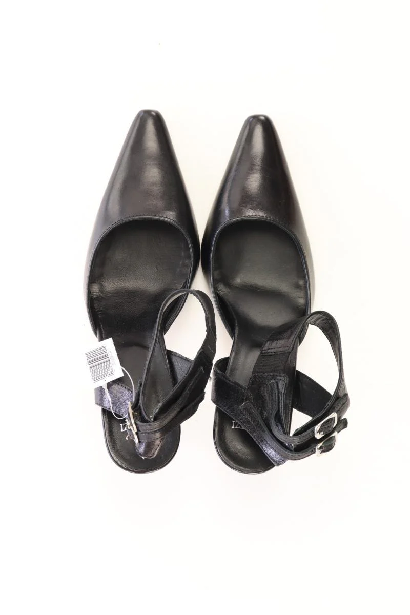 Minozzi Sandalette Gr. 36 Neupreis: 55,0€! schwarz aus Leder - Image 3