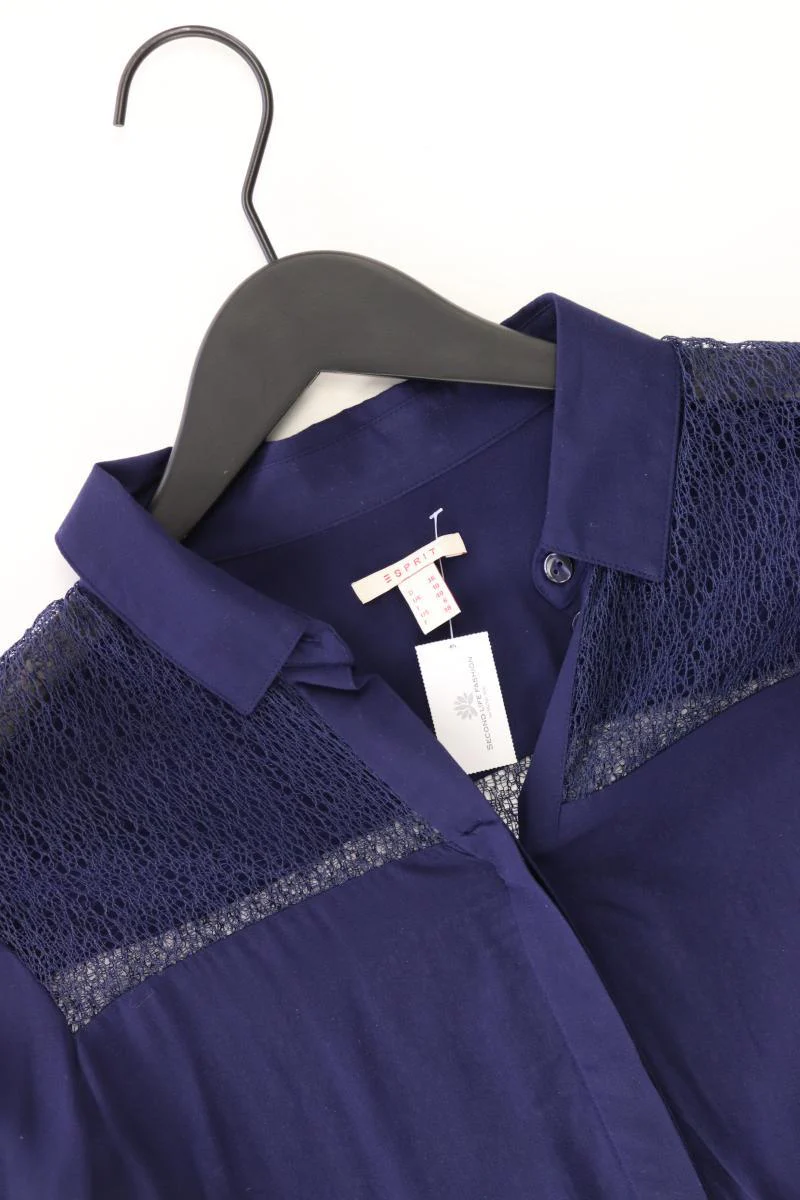 Esprit Langarmbluse Gr. 36 blau - Image 3