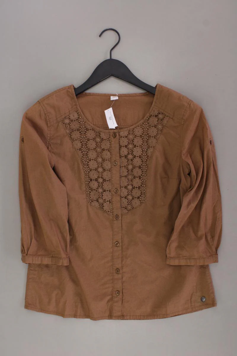 s.Oliver Regular Bluse Gr. 36 3/4 Ärmel braun