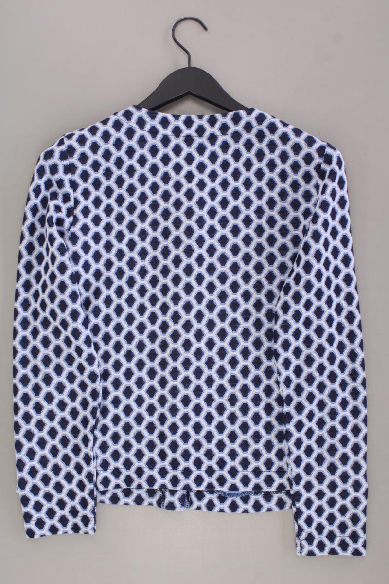 Street One Regular Cardigan Gr. 38 geometrisches Muster Langarm blau - Image 3