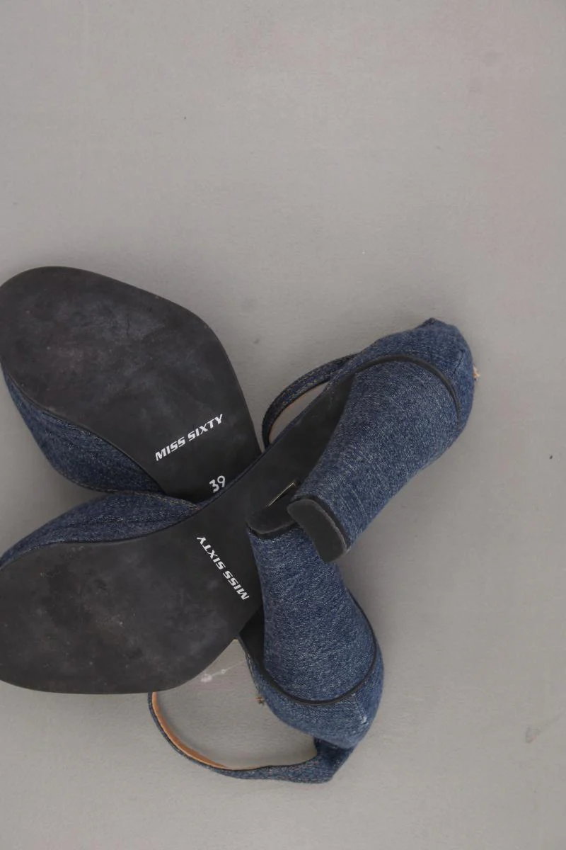 Miss Sixty High Heels Gr. 39 neuwertig blau - Image 4