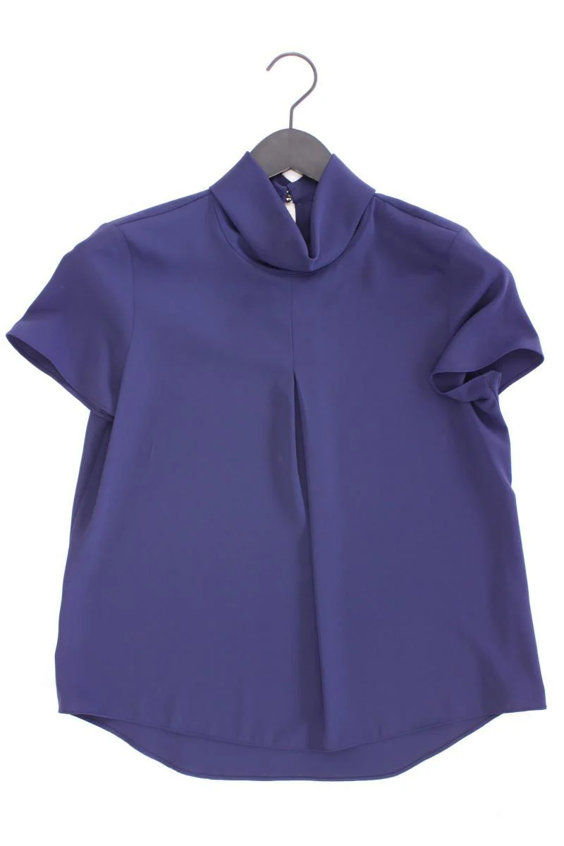 Esprit Kurzarmbluse Gr. 34 blau