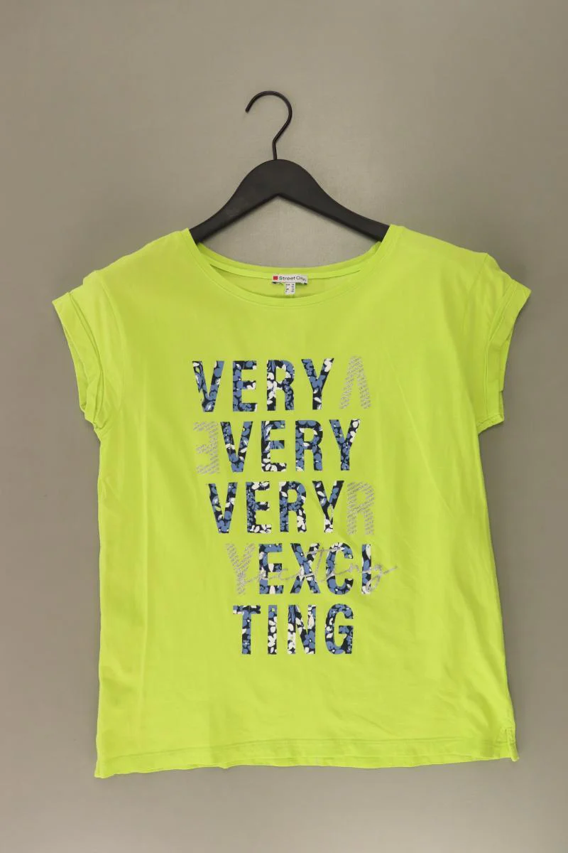 Street One T-Shirt Gr. 38 Kurzarm gelb