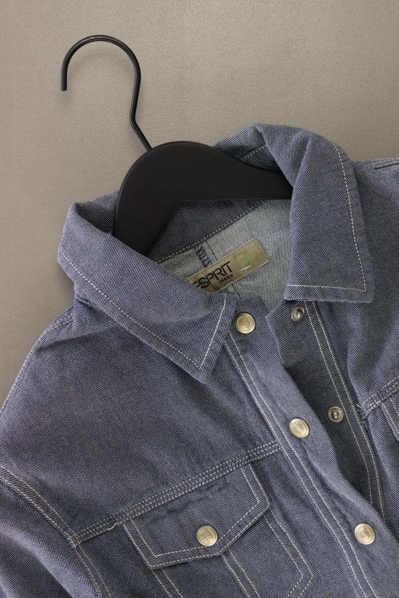 Esprit Jeansbluse Gr. L Langarm blau aus Baumwolle - Image 3