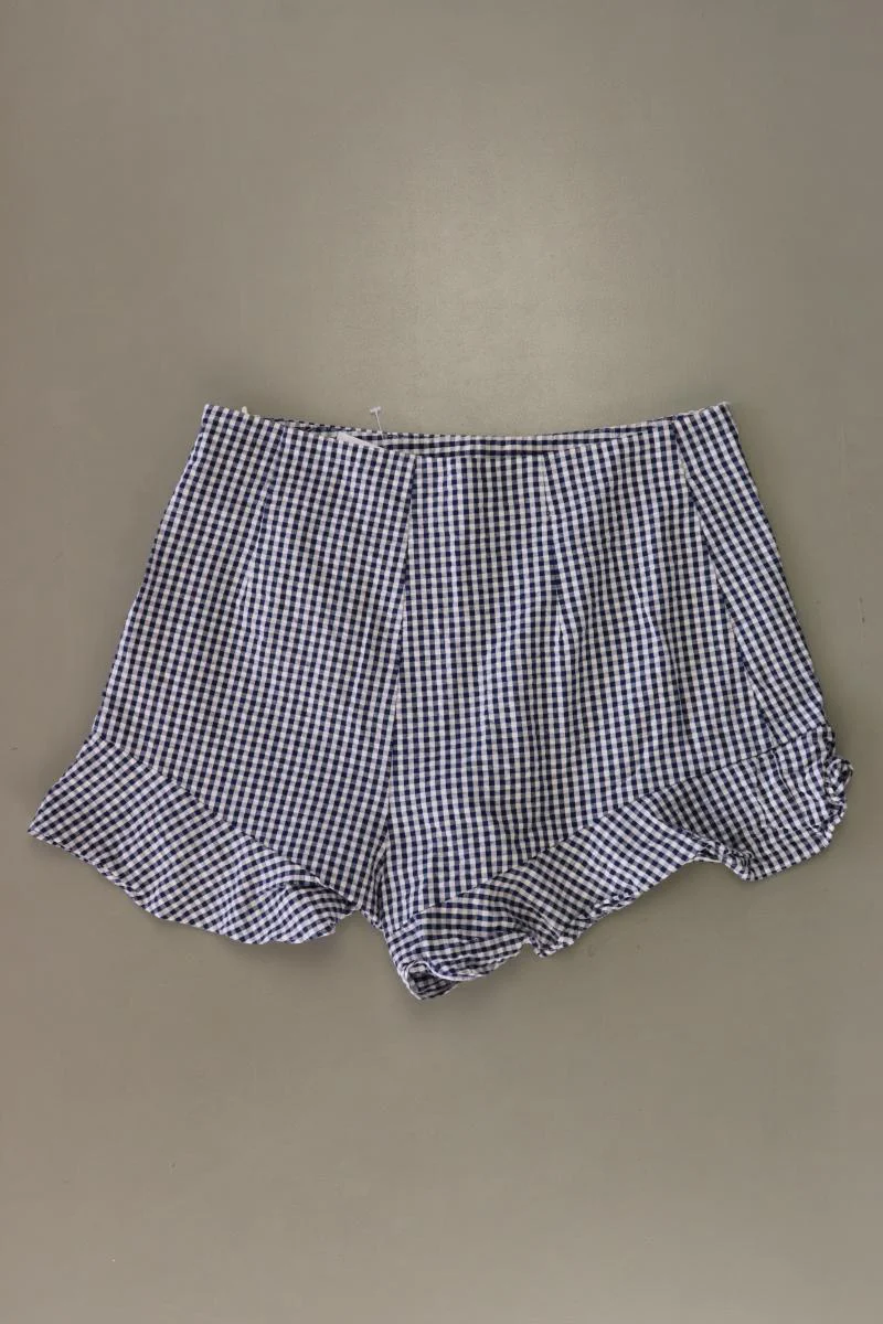 Zara Shorts Gr. M kariert blau - Image 2