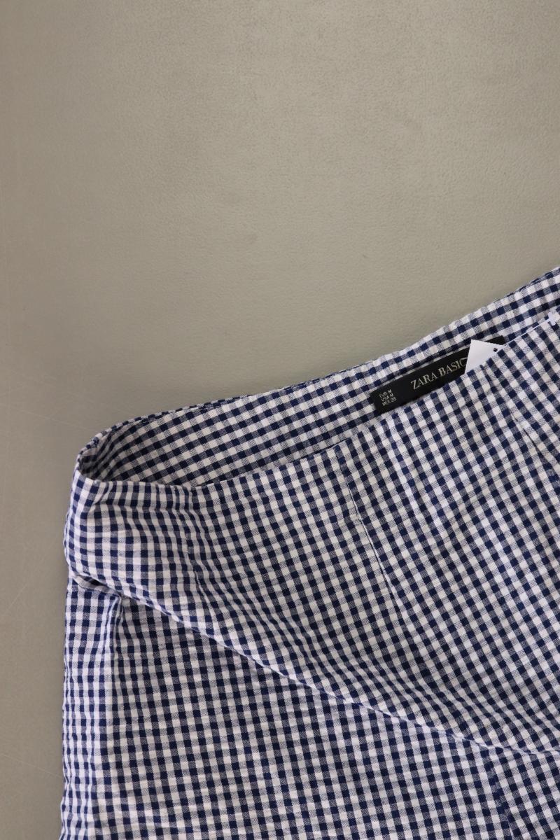 Zara Shorts Gr. M kariert blau - Image 3