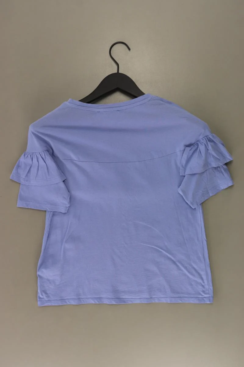 Mango T-Shirt Gr. S Kurzarm blau aus Baumwolle - Image 2