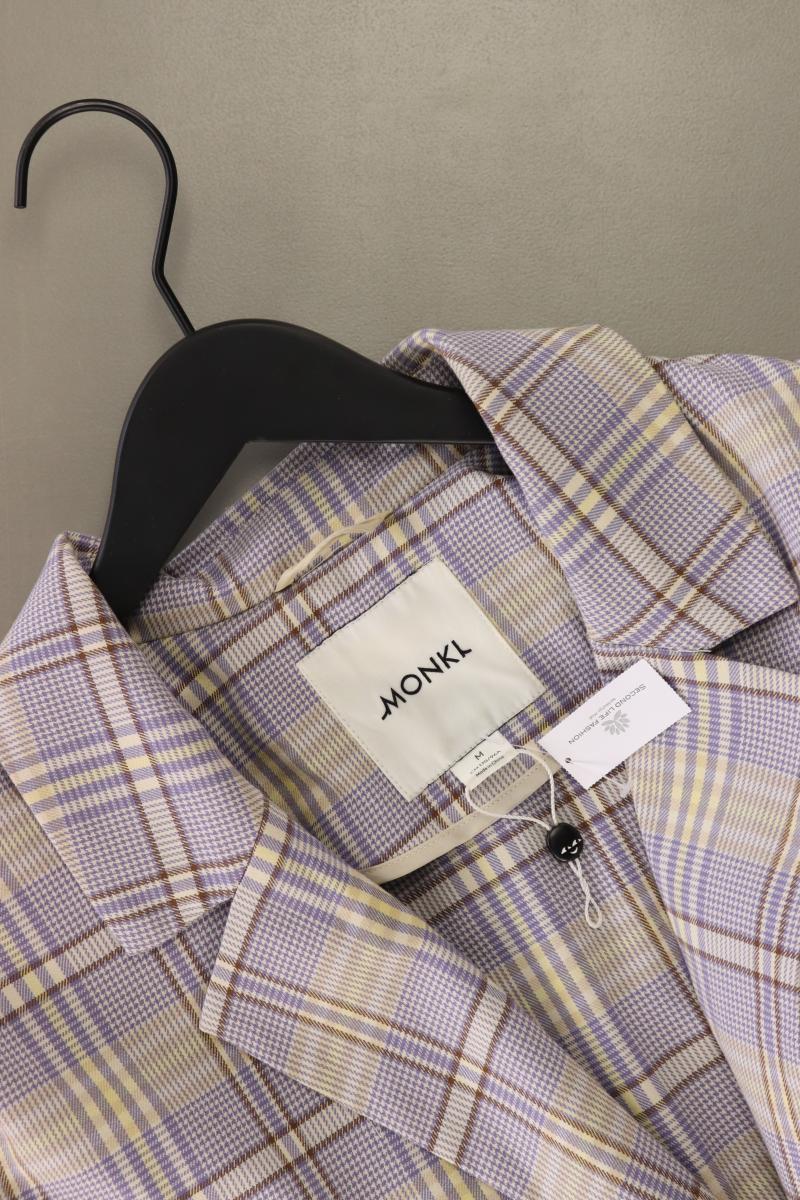 Monki Longblazer Gr. M gepunktet neuwertig lila aus Polyester - Image 3