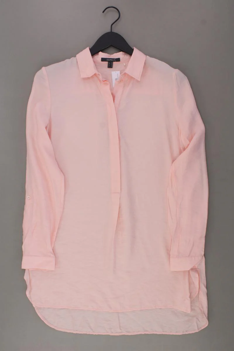 Esprit Langarmbluse Gr. 38 rosa aus Viskose