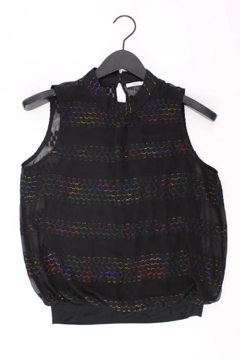 edc by Esprit Ärmellose Bluse Gr. M neuwertig schwarz aus Polyester