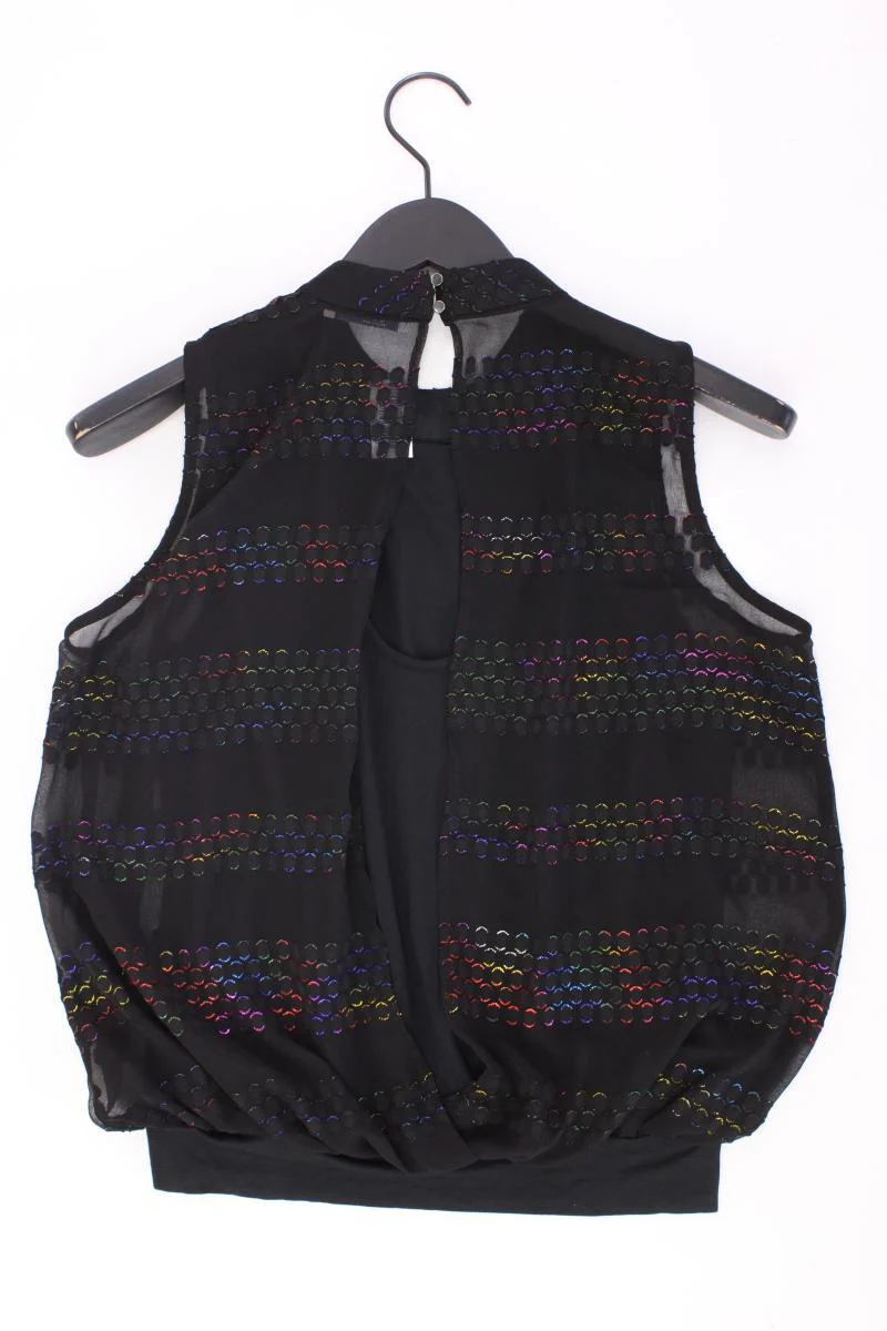 edc by Esprit Ärmellose Bluse Gr. M neuwertig schwarz aus Polyester - Image 3