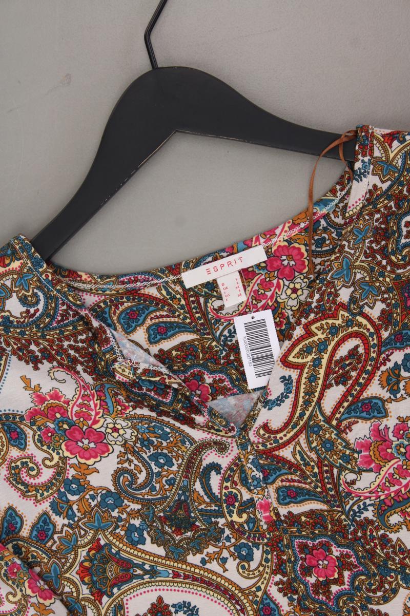 Esprit Shirt mit V-Ausschnitt Gr. L mit Paisleymuster neuwertig 3/4 Ärmel - Image 2