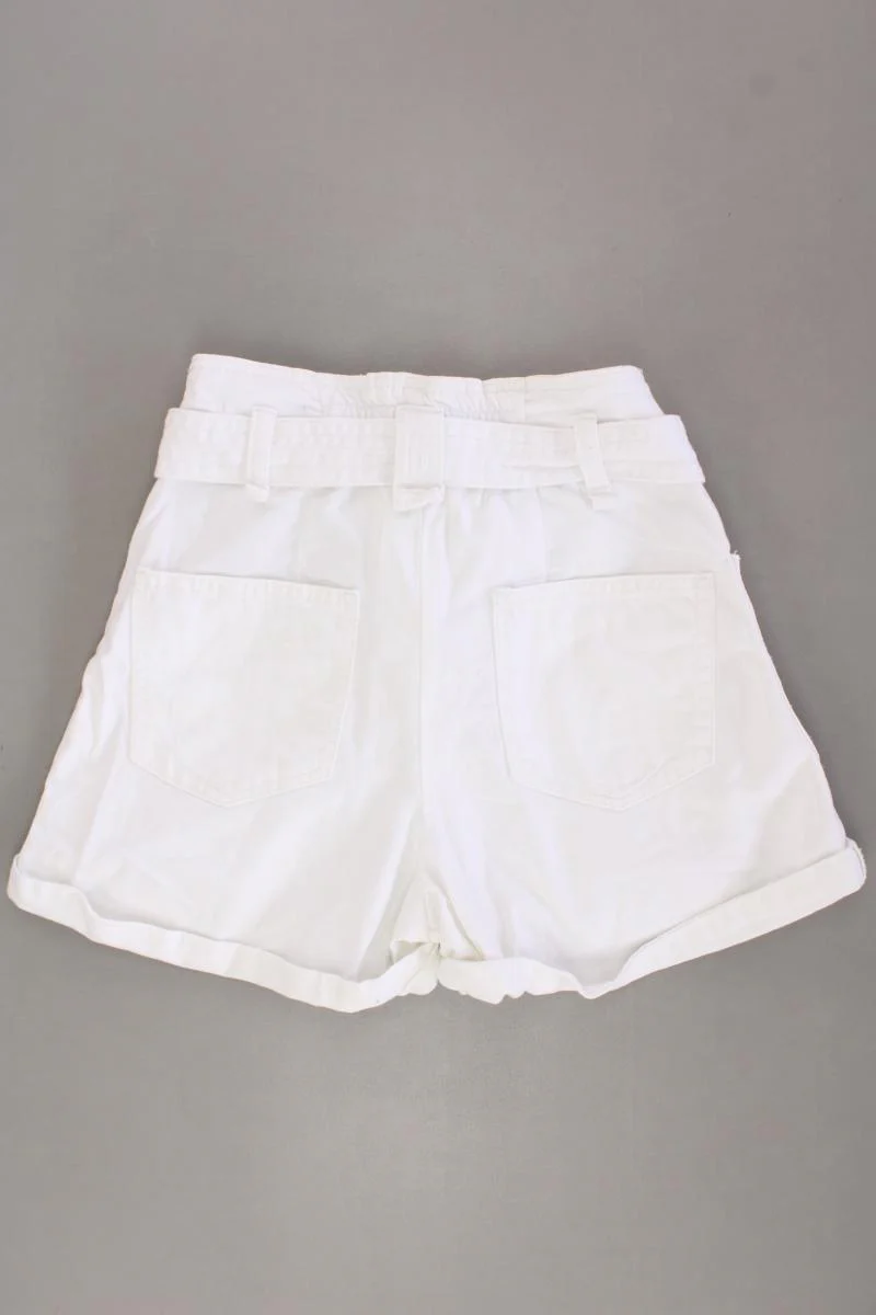 Bershka Shorts Gr. 36 weiß aus Baumwolle - Image 3