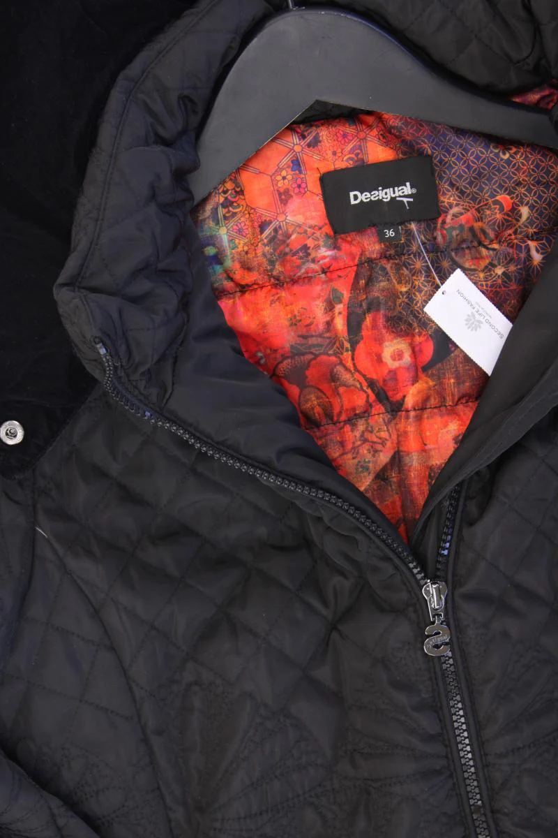 Desigual Kapuzenmantel Gr. 36 schwarz aus Polyester - Image 2
