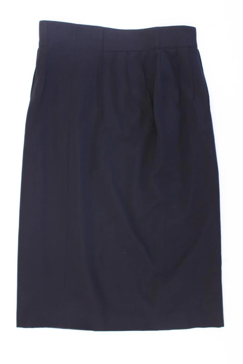 Escada Margaretha Ley Wollrock Gr. 40 Vintage blau aus Schurwolle