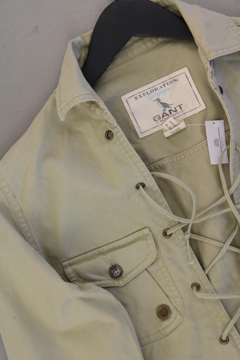 Gant by Michael Bastian Kleid Gr. 34 Langarm olivgrün aus Baumwolle - Image 2