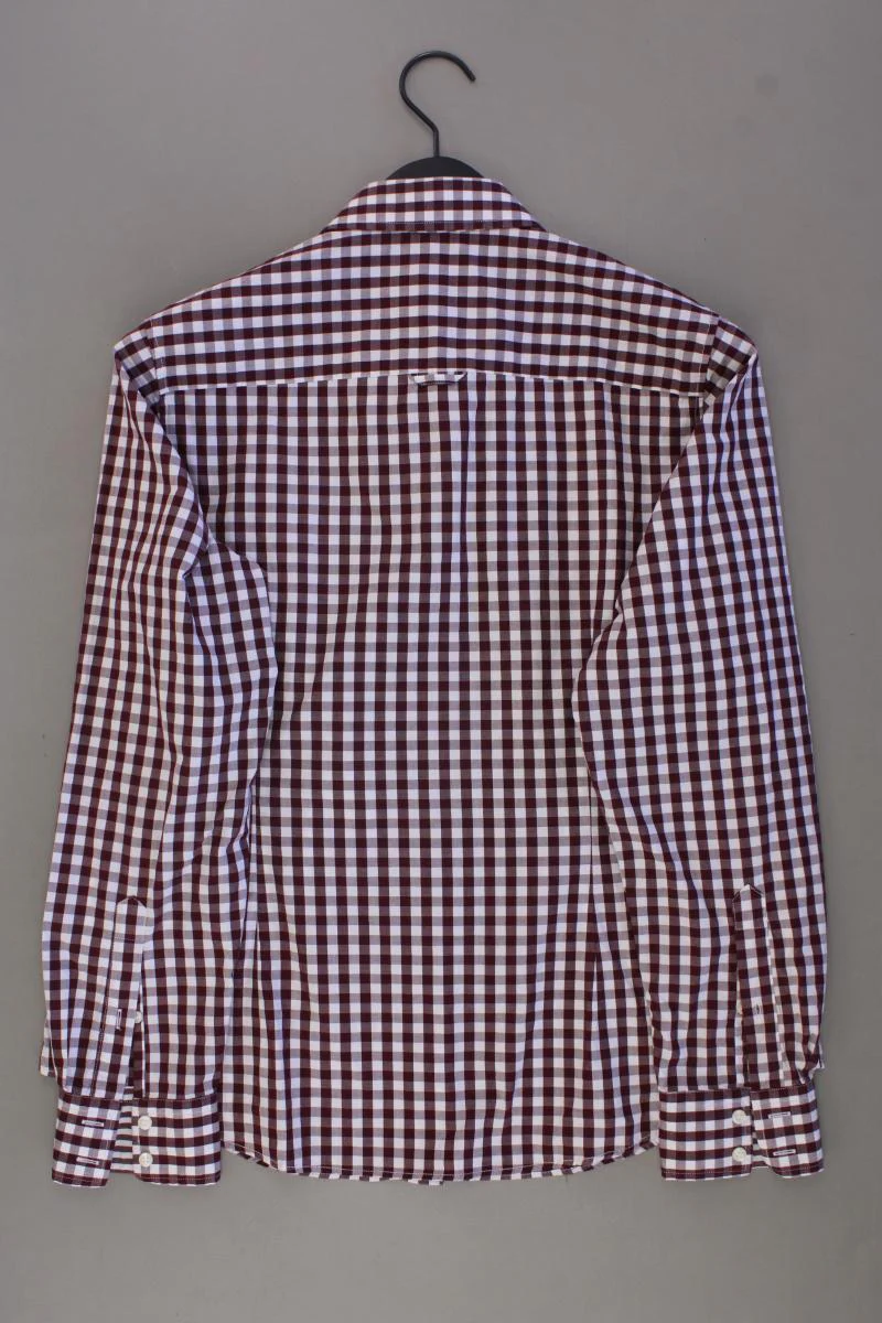 Gant Karobluse Gr. 46 kariert Langarm lila aus Baumwolle - Image 3