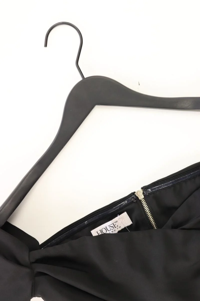 HOUSE OF LONDON Cropped Shirt Gr. M Kurzarm mit Carmen-Ausschnitt schwarz - Image 3
