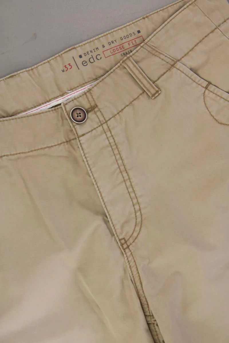 edc by Esprit Shorts für Herren Gr. W33 braun aus Baumwolle - Image 2