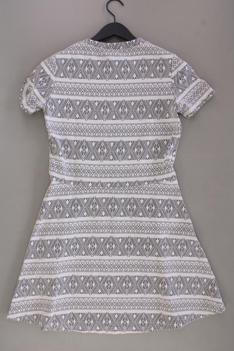 Gerry Weber Stretchkleid Gr. 38 geometrisches Muster Kurzarm grau - Image 3