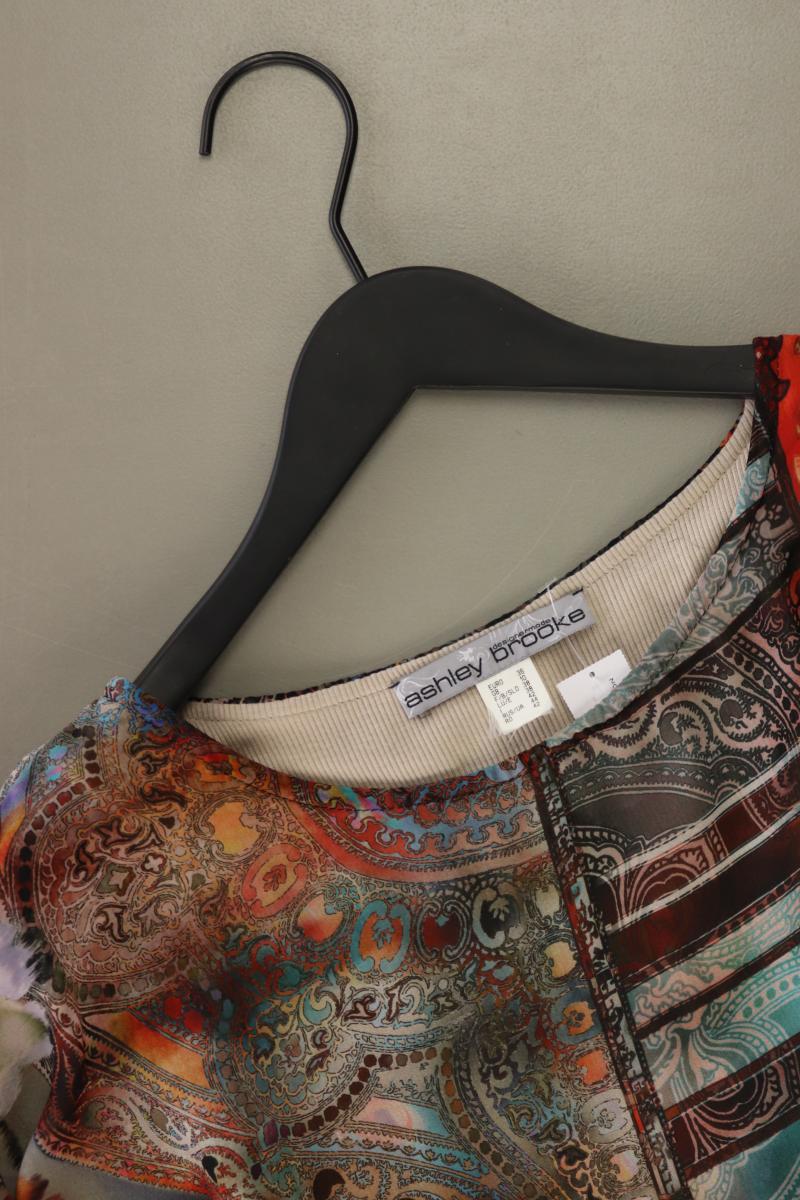 Ashley Brooke Langarmbluse Gr. 36 mit Blumenmuster braun aus Polyester - Image 3