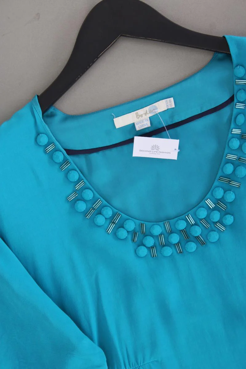 Boden Minikleid Tunika Gr. UK 12 (M) neuwertig Kurzarm türkis aus Viskose - Image 2