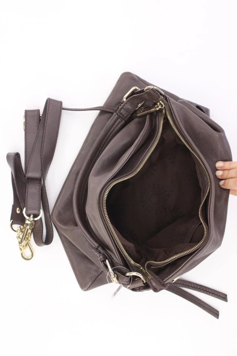 Abro Henkeltasche braun aus Leder - Image 3