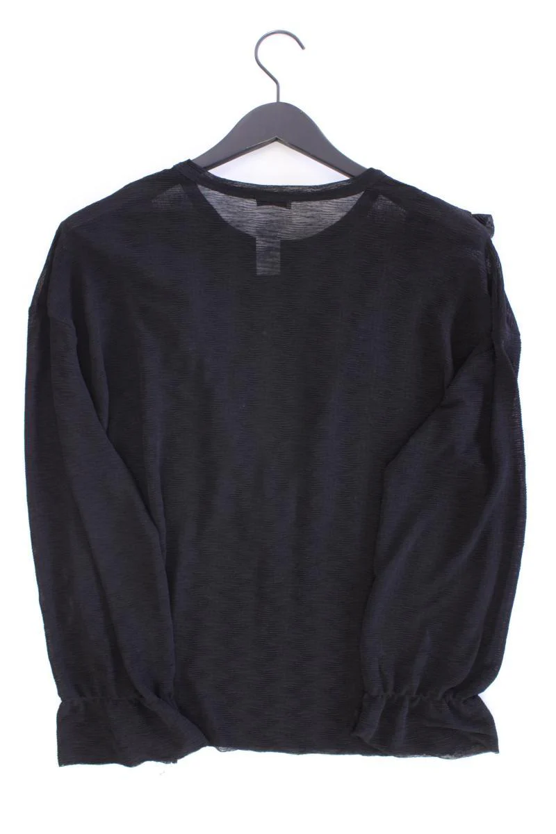 Zara Rüschenbluse Gr. S Langarm schwarz - Image 3