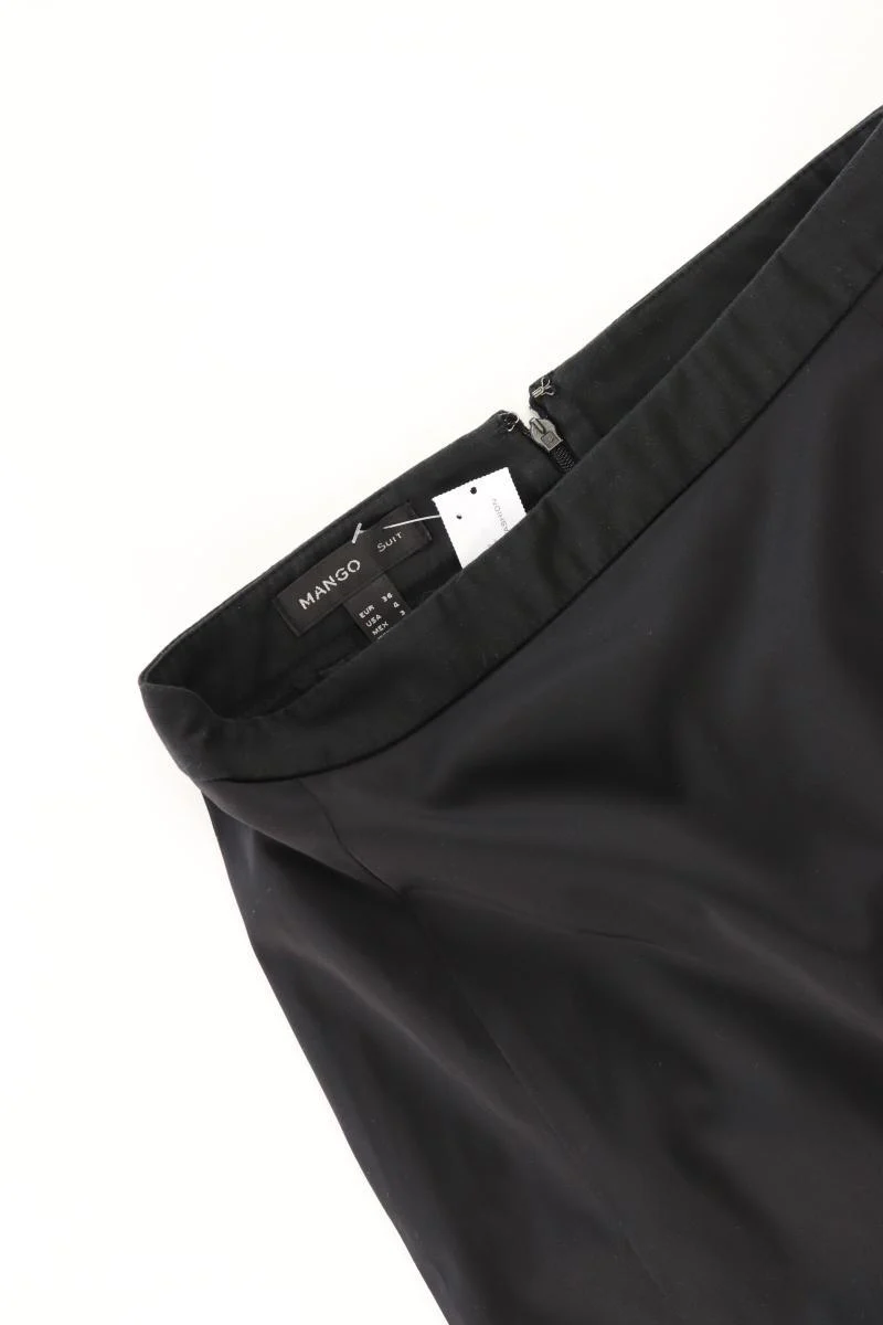 Mango Bleistiftrock Gr. 36 schwarz aus Baumwolle - Image 3
